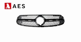 MERCEDES 23GLC20006B - REJILLA FRONTAL NEGRA PARAGOLPES DELANTERO