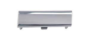 Tow hook cover lower silver
