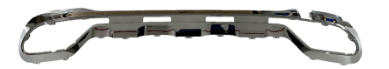 diffuser chrome moulding 254 885 7002