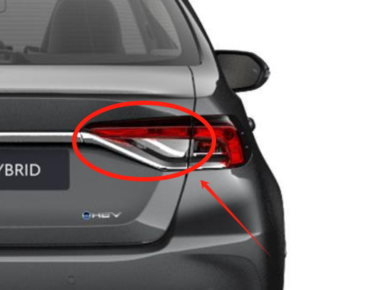 [AES11-CRL19-002RI] Luz de piloto trasero DER INTERIOR. Toyota Corolla e210 Sedan 2019- OEM:8158102C30