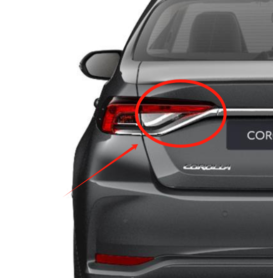 [AES11-CRL19-002LI] Luz de piloto trasero IZQ. INTERIOR. Toyota Corolla e210 Sedan 2019- OEM:8159102C20