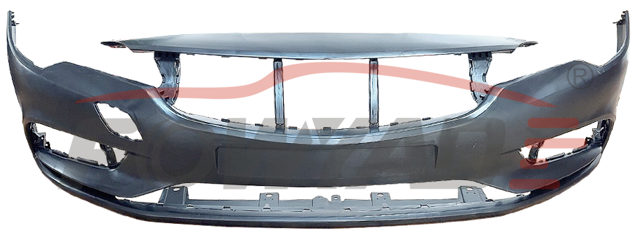[AES25-ASTK17-007H4] Parachoque delantero con 4 agujeros de sensor, OPEL Astra K 2017-2019 OEM: 39052728,39017248