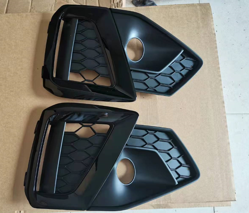 A4 B9 20 Fog lamp grille S-LINE (L)/Black  8WD 807 681 M  8WD 807 681