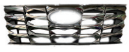 GRILLE - DARK CHROMED