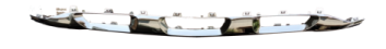 [AES23-GLC20-018M] Front bumper chrome (M)