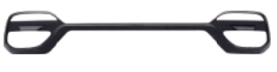 [AES45-LHS-008B] Moldura del parachoques trasero MG HS 2021 P 10875756