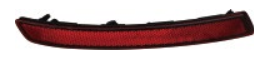 [AES45-MG4-040R] REFRECTANTE DERECHO PARAGOLPES TRASERO