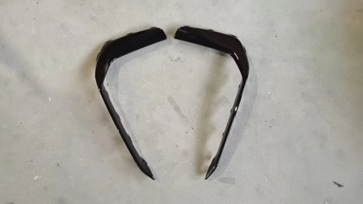 [AES22-A6S19-056L] A6 C8 19 Front bumper moulding /  S-LINE(L)/Gloss black  4KD 807 967 B
