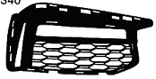 [AES24-G38M-004R] Front bumper grille R 51118068340