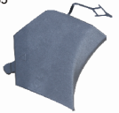 [5111-9477-665] Front trailer cover