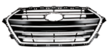 [86350-F2100] [AES01-ELA16-006] GRILLE -CHROMED 86350-F2100