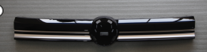 [2K7 853 651A N0R] [AES21-CD20-006C] UPPER GRILLE (BLACK/CHROME) 2K7 853 651A N0R