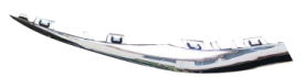 [AES23-C19-018L] Front bumper chrome L